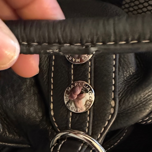 Marc by Marc Jacobs Black Pebble Leather Shoulder Bag - Picture 16 of 16